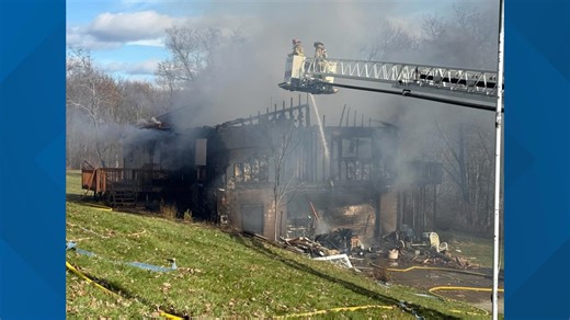 Flames rip through home in Wyoming County