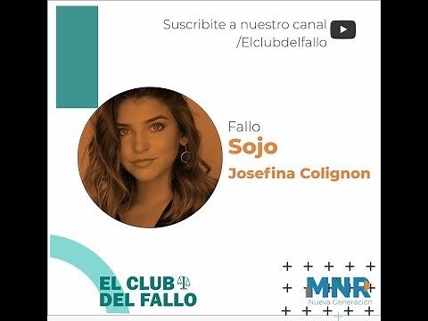 Fallo "Sojo" por Josefina Colignon//Estudiantes Consejerxs