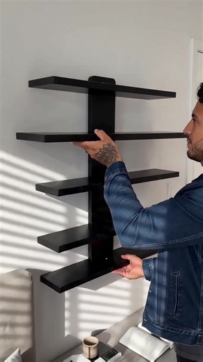 Estantes flotantes de pared 5 niveles - Ideas y usos