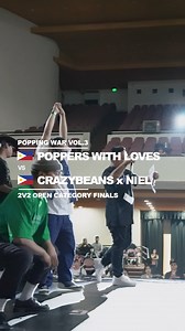 Poppers with Lovers vs Crazybeans & Niel | Popping War Vol.3 2v2 Open Finals Presented by: Jaewook Park | I Got Colors