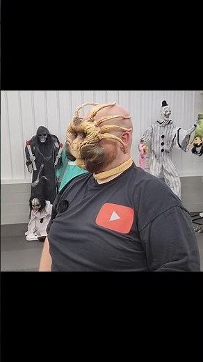 Face Hugger Alien Mask from TEMU! #halloweencostumes #halloween #alien