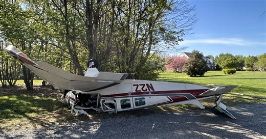 Pilot, passenger injured after small plane crashes in Spotsylvania