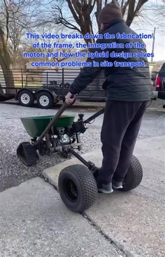 Engineering Efficiency: DIY Motorized Tracked Wheelbarrow Build & Test