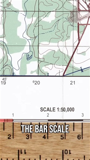 Map Bar Scale: Convert Map to Real Distances #shorts #astronomy