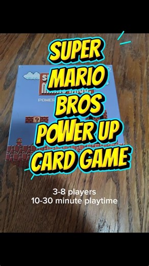 Super Mario Bros Power Up Card Game Quick Look #marioday #supermariobros #cardgame