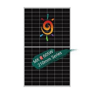 [Hot Item] Light Weight 120 Hc 605watt Solar Panels for Soalr System