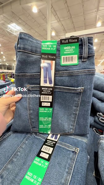 👖 Well Worn Women’s Wide Leg Jean $21.99 🌐 Online $24.99 A classic denim look with a modern, relaxed fit you’ll love! 💙 Features: • Colors: Blue (Mid Wash), Dark Blue (Dark Wash) • Wide leg opening • Classic 5-pocket style • Zip fly and shank closure Sizing: • Sizes 2–16 • Size Conversion: XS = 2 | S = 4–6 | M = 8–10 | L = 12 | XL = 14 | XXL = 16 • Leg Opening (in): 2 = 21.63 | 4 = 22 | 6 = 22.38 | 8 = 22.75 | 10 = 23.13 | 12 = 23.88 | 14 = 24.63 | 16 = 25.38 • Inseam: 31.5 in Stylish, comfy,