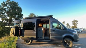 This Wood-Filled Camper Van Is a Warm Shelter on Wheels Ready for Off-Grid Adventures