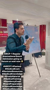 8.7K views · 173 reactions | MRCP-1 Regular International BatchAdmission going on Secure ur seat now #MRCP1 #Pastest #MedicalExam #RevisionResources #MedicalKnowledge #StudyMaterial #MedicalTraining #ResidencyExam #ExamPreparation #ClinicalKnowledge #MedicalEducation | SsAcademy International | Facebook