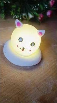 Diy cute lamp🐇using old blub craft#lamp #diy #art #shorts #watchtime #like #comment #subscribe #love