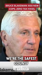 I turned Nassau County into the safest county in America. I canceled a $150 million tax increase planned by my Democrat predecessor. I haven’t raised taxes a penny in four years. This is the conservative leadership New York needs. | Bruce Blakeman for Governor - Make New York Affordable