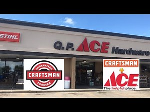 Craftsman warranty exchange QP ACE Hardware Super Simple if the Item is "In Stock"