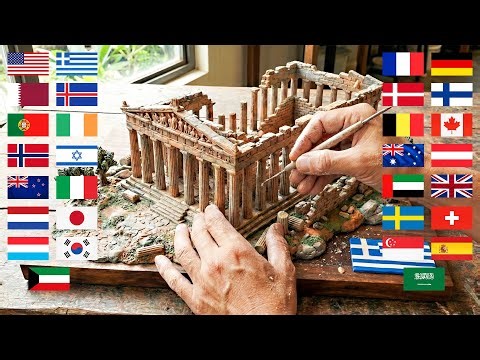 Sculpting Famous World Landmarks from Modeling Clay. Which of these landmarks do you know?