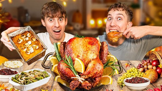 Two Brits try real Thanksgiving!