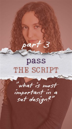 Pass the Script: Sabrina → Lauren (Tech Director) Sabrina passed it to Lauren. Chill vibes, gorgeous hair, wildly multifaceted. Question: what’s the most important thing in set design? Lauren answers it like the Tech Director she is: clear, grounded, and somehow still cool about it. Save this for your next design meeting and drop your answer in the comments. #passthescript #setdesign #theatretech #behindthescenes #theatrecommunity