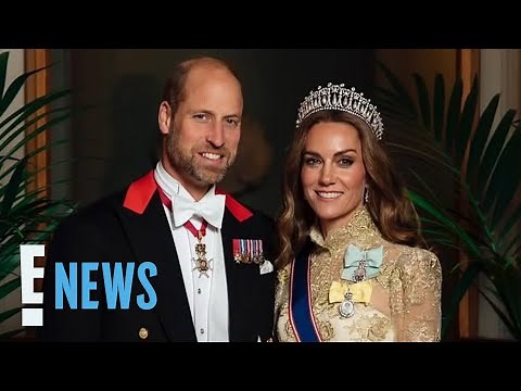 Kate Middleton Glitters in Gold With Princess Diana's Tiara at State Banquet | E! News