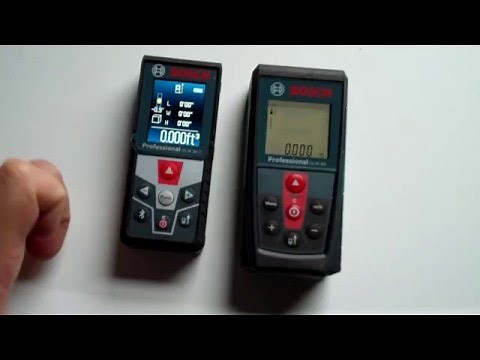 Comparing Bosch GLM50C Laser Measurer with GLM40