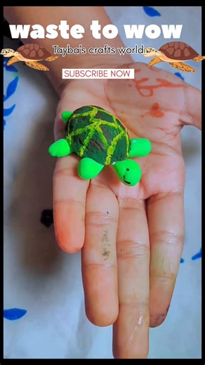Waste to wow turtle edition #diy #trending #shorts