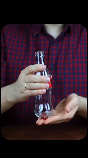 Can this bottle trick fool everyone #magictrick #illusion #toturial #magician #bottletrick