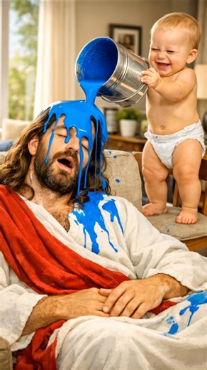 What Did Jesus Do With The Naughty Baby?🙏❤️📖 #jesus