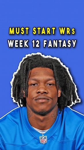 98K views · 184 reactions | 4 Wide Receivers you must start in Week 12 fantasy football #fantasyfootball | Sal Vetri | Facebook