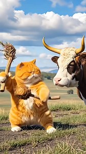 411K views · 7.5K reactions | With cow #cat #animals #funnycats #meow #kitten #catlover #cute #Kucing #uktiktok #foryoupage #cat #10million #viralvideo #fyp #trendingvideos Video Credit Tiktok Account:Hsin_oyen | Task Pug | Facebook
