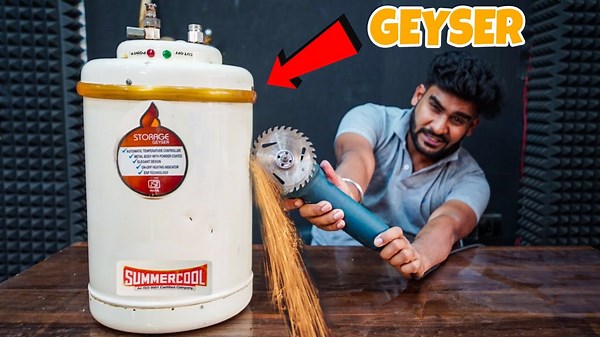 Whats inside a Geyser (Hot Water Geyser Cut Open) | YASH KE EXPERIMENTS
