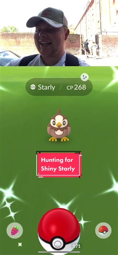 Hunting for Shiny Starly in Pokemon Go Community Day