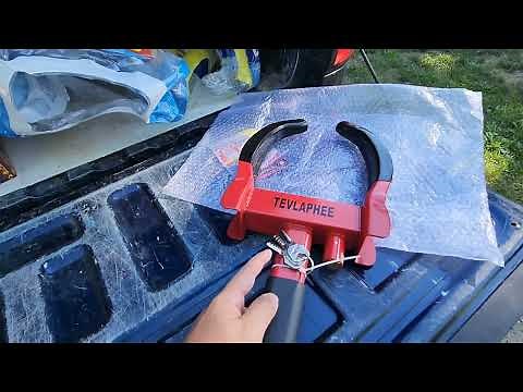 Protect your Travel Trailer with Tevlaphee Universal Wheel Lock Review - How to Secure your Trailer