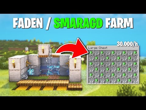 Beste Automatische Faden + Smaragd Farm in Minecraft 1.21+