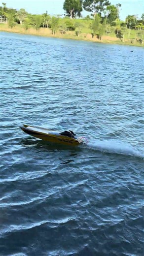 Final Trial RC Boat Catamaran 100cm Restorasi From NQD Body … #diyrcboat #speedboat #rcboatbatam