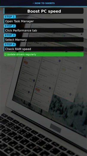Check RAM Speed #Shorts