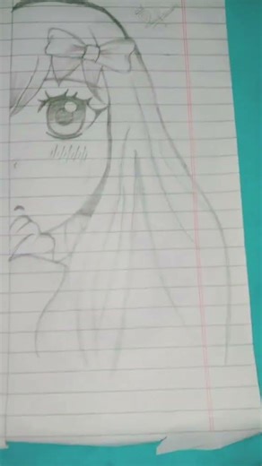 how to make a anime girl with half face /anime /drawing/art/sketch/professional art ✨