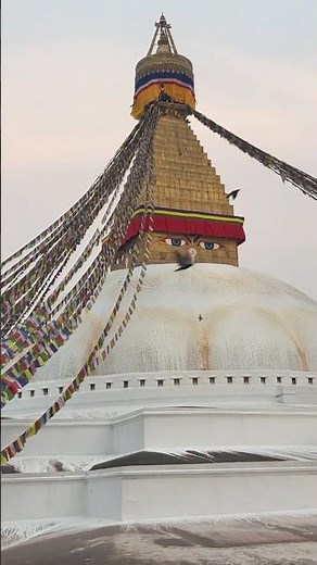 Coffee With the Best View in Kathmandu? ☕️✨ Boudhanath from Himalayan Java