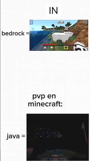 WHICH PVP IS BETTER IN MINECRAFT|JAVA PVP VS BEDROCK PVP#ytshorts#minecraftshorts#minecraft#fyp#srts
