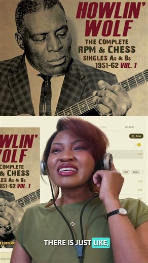 First time hearing the Wolf Howl 🐺 #firsttimehearing #howlingwolf #blues #bluesreaction