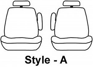 Covercraft Carhartt SeatSaver Custom Seat Covers - Front - Gravel Covercraft Car Seat Covers SSC2512