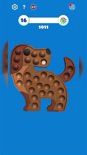 ''Dog pop it speed run🧮😲!!'' #popitspinner #games #shorts