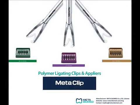 Polymer Ligating Clips & Appliers META CLIP (Demonstration Video)