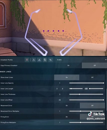 5 Dots Crosshair for Valorant | Improve Your Aim