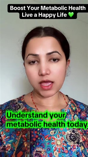 Learn what metabolic health means and how small diet and lifestyle tweaks can improve energy and happiness. Follow for a step-by-step mindset shift💚💚. #metabolichealth #habitschange #energyboost @💎 Pyak ❤️ @Sush
