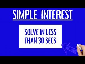How to Solve Simple Interest Questions|JKSSB|SSB|CGL