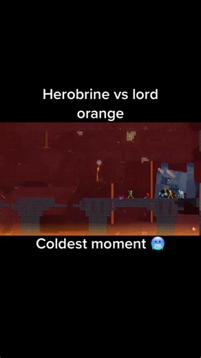 #alan becker#herobrine vs lord orange#coldest moment🥶