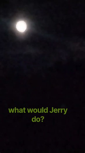 WWJD what would Jerry do #jerrygarcia #gratefuldead standing on the moon