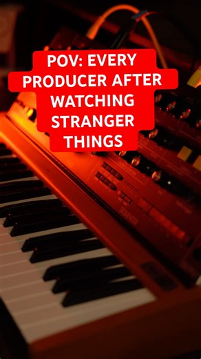 Every Producer After Watching Stranger Things | feat. Behringer Poly D