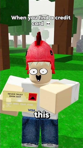 When you find a credit card 💀 #robloxanimation #roblox #usa