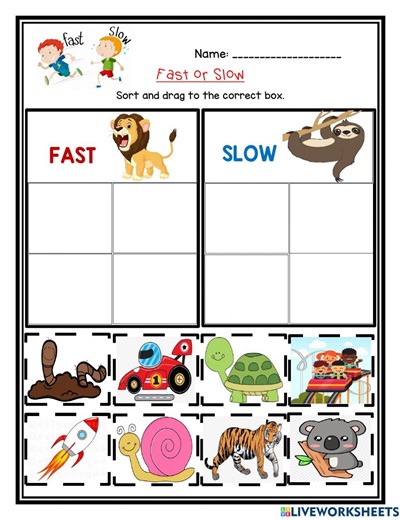 Fast or Slow activity