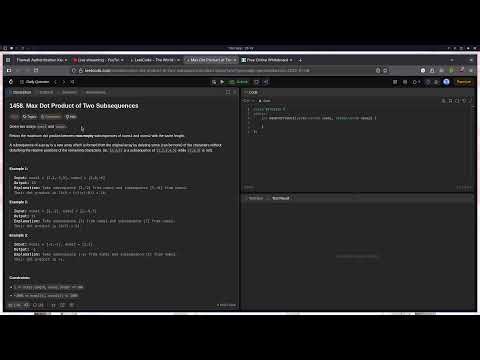 Solving DSA Problems | Leetcode * Codeforces * AtCoder | ZZZEEN LIVE