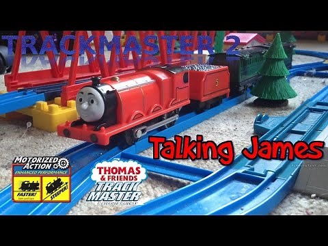 Trackmaster 2 Talking James unboxing review & first run