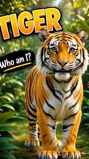 🐯 Meet the Tiger! | Learn About Tigers for Kids | Animal Learning
